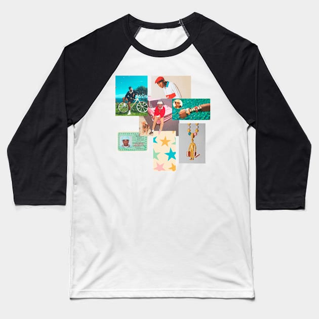 Tyler Collage Baseball T-Shirt by Tandit Store